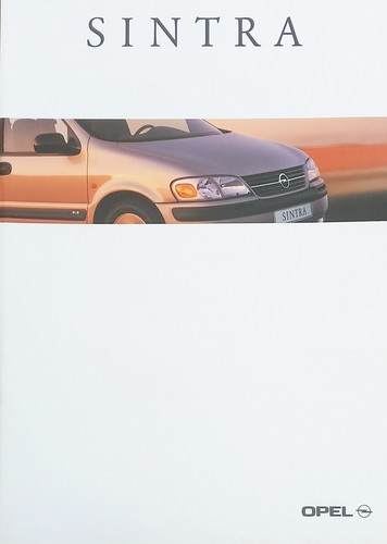 Opel sintra prospekt - sintra, 12/96