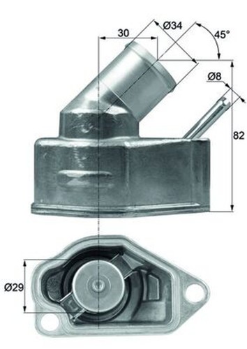 Thermostat kühlmittel mahle - thermostat,