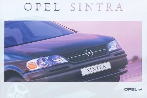 Opel sintra prospekt - opel,
