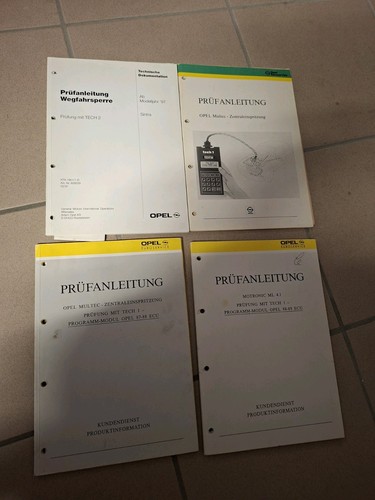 Opel prüfanleitungen 1997 - prüfanleitungen,